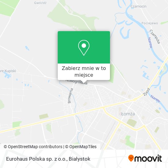 Mapa Eurohaus Polska sp. z o.o.