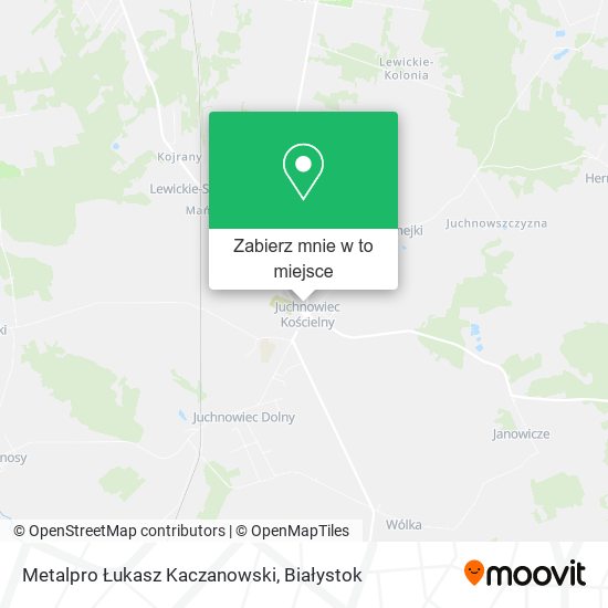 Mapa Metalpro Łukasz Kaczanowski