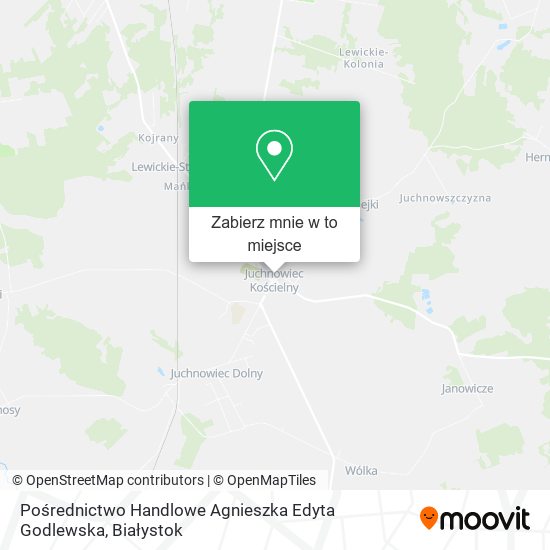 Mapa Pośrednictwo Handlowe Agnieszka Edyta Godlewska
