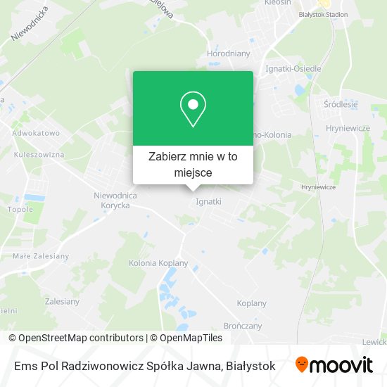 Mapa Ems Pol Radziwonowicz Spółka Jawna