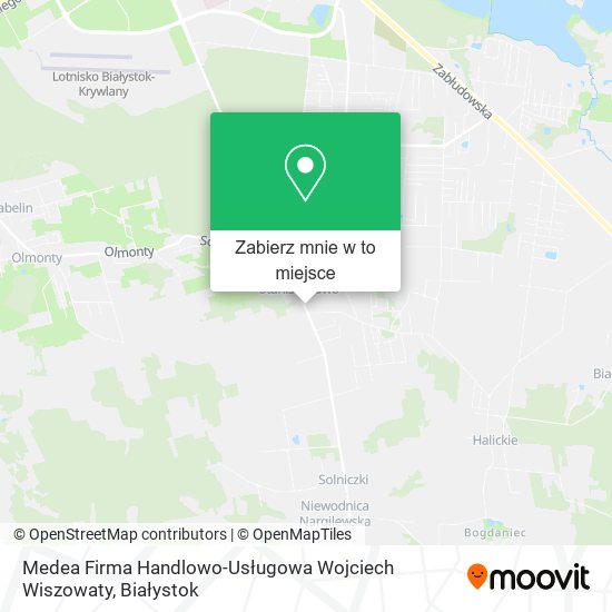Mapa Medea Firma Handlowo-Usługowa Wojciech Wiszowaty