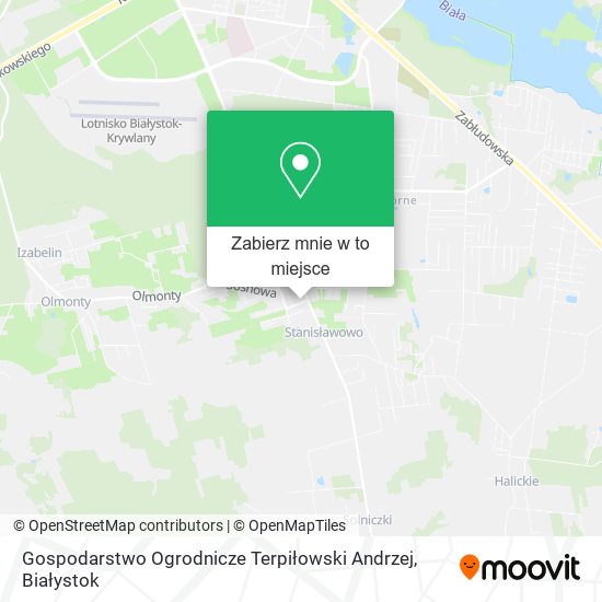 Mapa Gospodarstwo Ogrodnicze Terpiłowski Andrzej