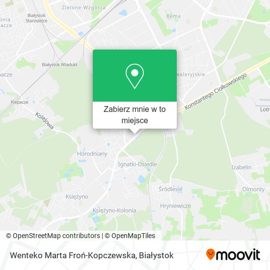Mapa Wenteko Marta Froń-Kopczewska