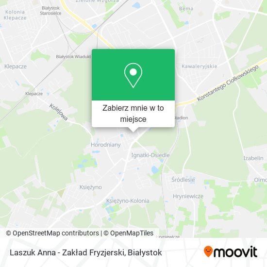 Mapa Laszuk Anna - Zakład Fryzjerski