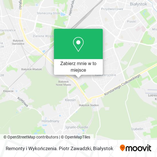 Mapa Remonty i Wykończenia. Piotr Zawadzki