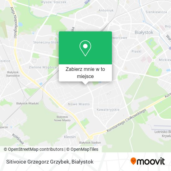 Mapa Sitivoice Grzegorz Grzybek