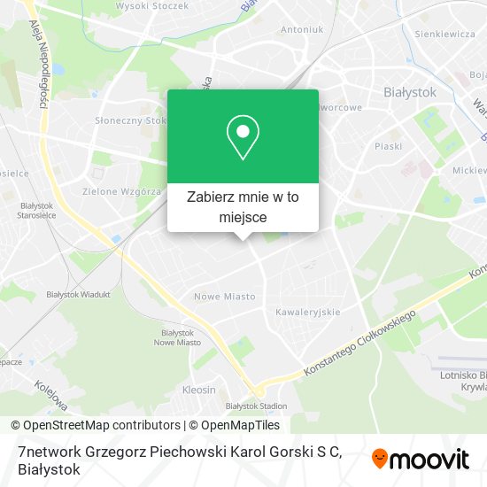 Mapa 7network Grzegorz Piechowski Karol Gorski S C