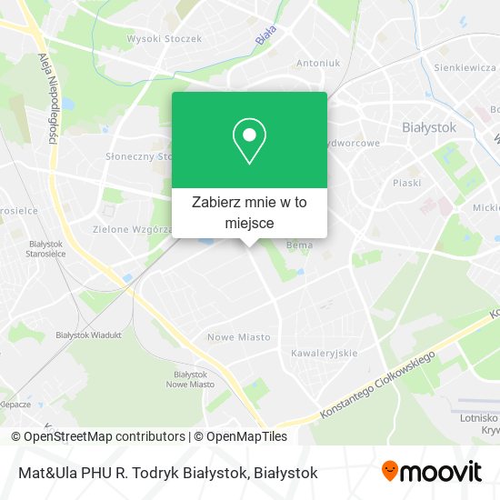 Mapa Mat&Ula PHU R. Todryk Białystok