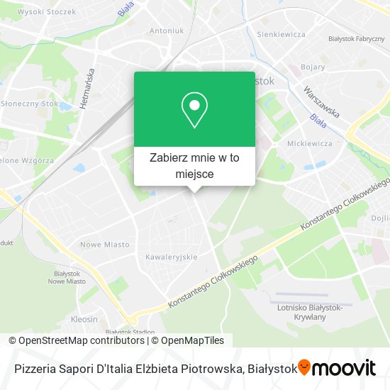 Mapa Pizzeria Sapori D'Italia Elżbieta Piotrowska