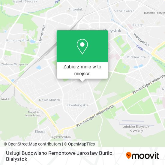 Mapa Usługi Budowlano Remontowe Jarosław Buriło