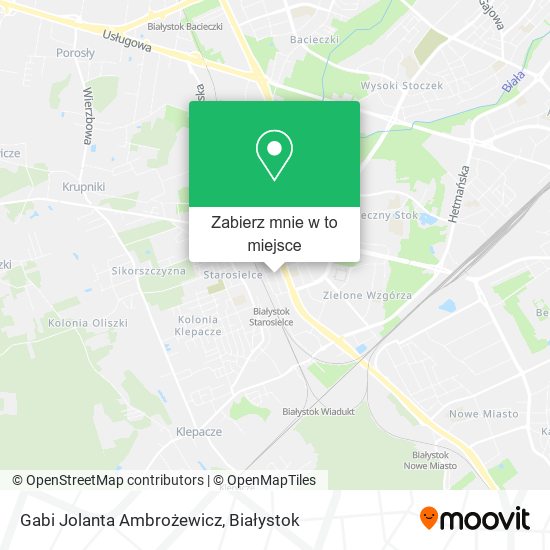 Mapa Gabi Jolanta Ambrożewicz