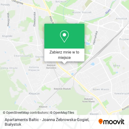 Mapa Apartaments Baltic - Joanna Żebrowska-Gogiel