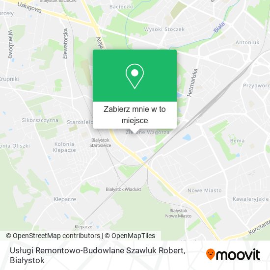 Mapa Usługi Remontowo-Budowlane Szawluk Robert
