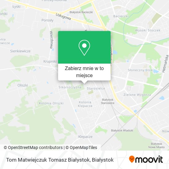 Mapa Tom Matwiejczuk Tomasz Białystok