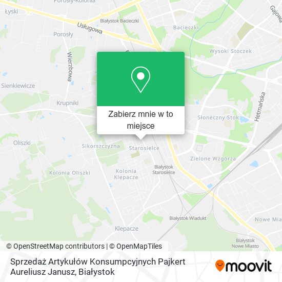 Mapa Sprzedaż Artykułów Konsumpcyjnych Pajkert Aureliusz Janusz