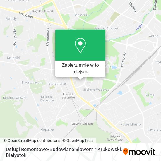 Mapa Usługi Remontowo-Budowlane Sławomir Krukowski