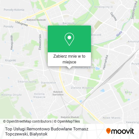 Mapa Top Usługi Remontowo Budowlane Tomasz Topczewski
