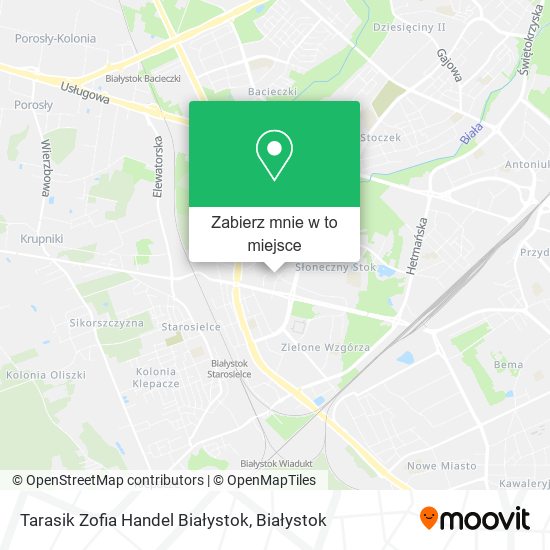 Mapa Tarasik Zofia Handel Białystok