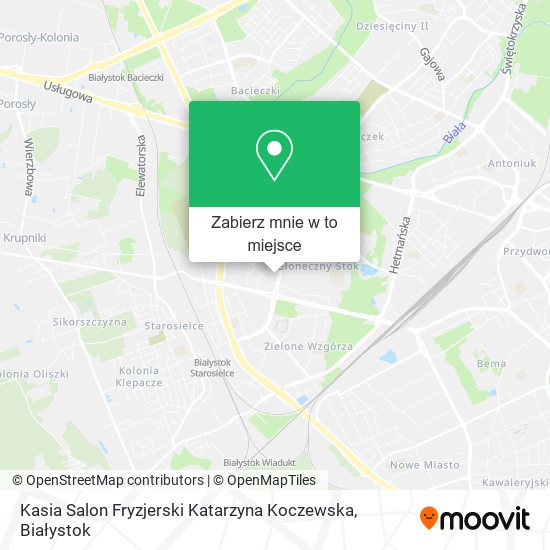 Mapa Kasia Salon Fryzjerski Katarzyna Koczewska