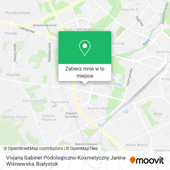 Mapa Vivjana Gabinet Podologiczno-Kosmetyczny Janina Wiśniewska