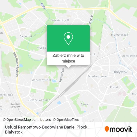 Mapa Usługi Remontowo-Budowlane Daniel Płocki
