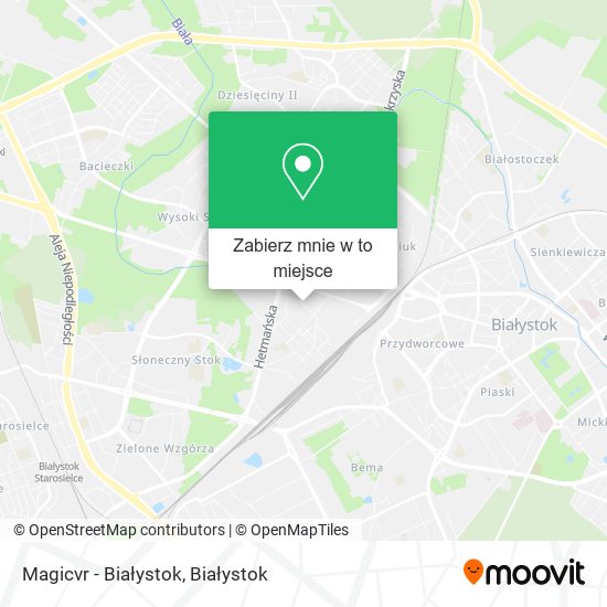 Mapa Magicvr - Białystok