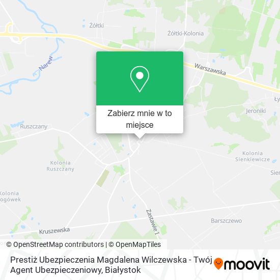 Mapa Prestiż Ubezpieczenia Magdalena Wilczewska - Twój Agent Ubezpieczeniowy
