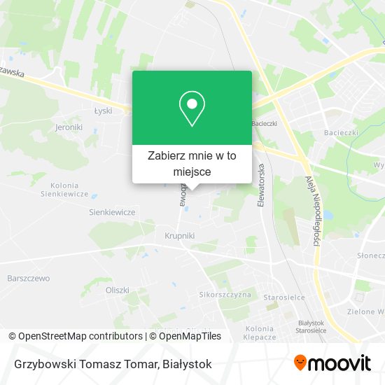 Mapa Grzybowski Tomasz Tomar