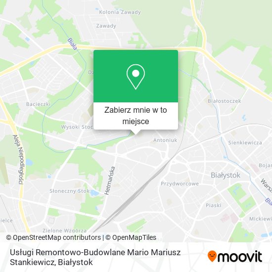 Mapa Usługi Remontowo-Budowlane Mario Mariusz Stankiewicz