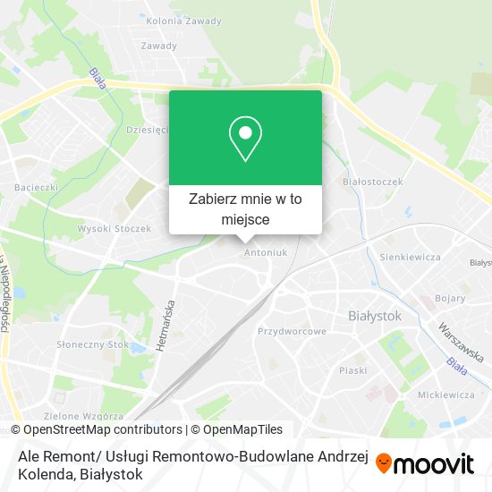Mapa Ale Remont/ Usługi Remontowo-Budowlane Andrzej Kolenda