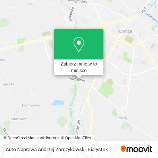 Mapa Auto Naprawa Andrzej Zorczykowski