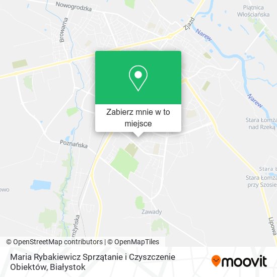 Mapa Maria Rybakiewicz Sprzątanie i Czyszczenie Obiektów