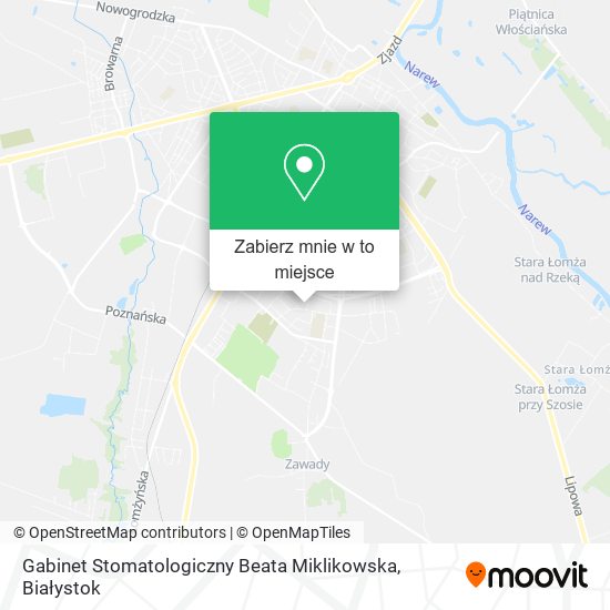 Mapa Gabinet Stomatologiczny Beata Miklikowska