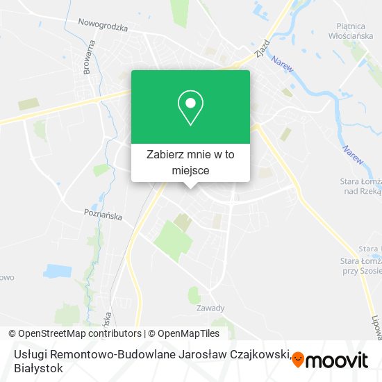 Mapa Usługi Remontowo-Budowlane Jarosław Czajkowski