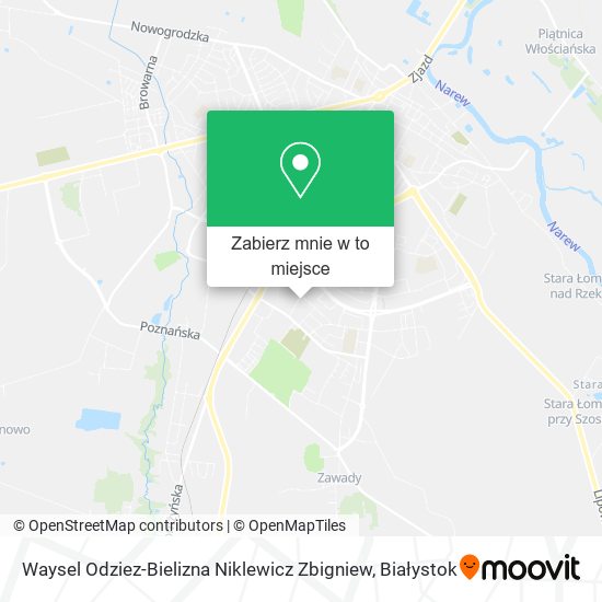 Mapa Waysel Odziez-Bielizna Niklewicz Zbigniew