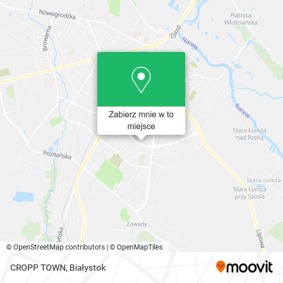 Mapa CROPP TOWN
