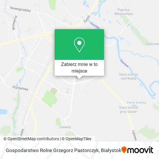 Mapa Gospodarstwo Rolne Grzegorz Pastorczyk