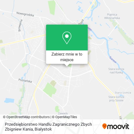 Mapa Przedsiębiorstwo Handlu Zagranicznego Zbych Zbigniew Kania