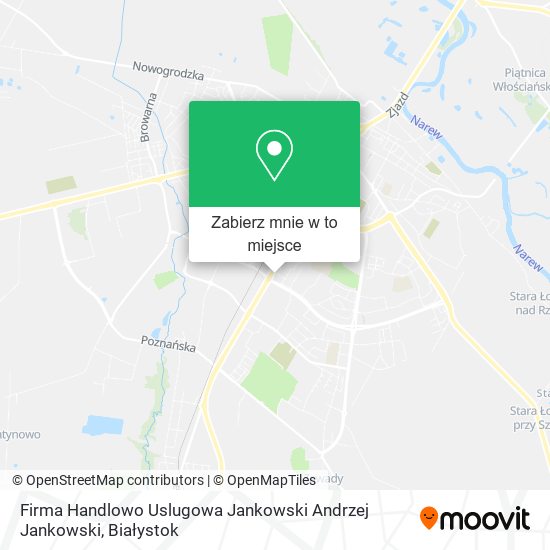 Mapa Firma Handlowo Uslugowa Jankowski Andrzej Jankowski