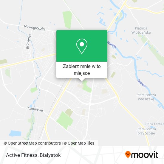 Mapa Active Fitness