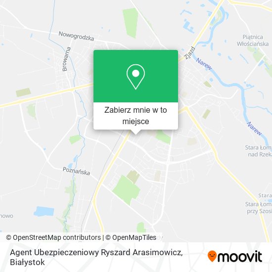 Mapa Agent Ubezpieczeniowy Ryszard Arasimowicz