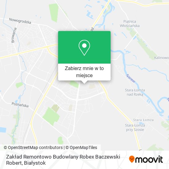 Mapa Zakład Remontowo Budowlany Robex Baczewski Robert