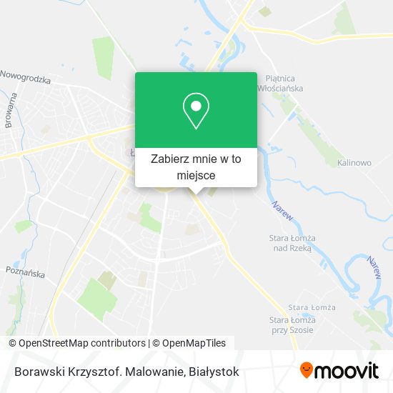 Mapa Borawski Krzysztof. Malowanie