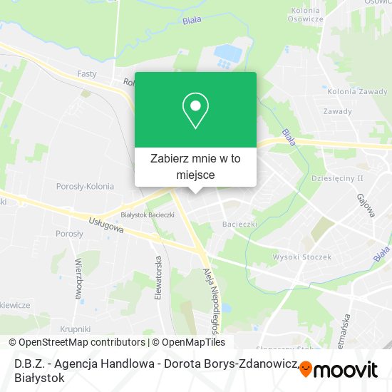 Mapa D.B.Z. - Agencja Handlowa - Dorota Borys-Zdanowicz