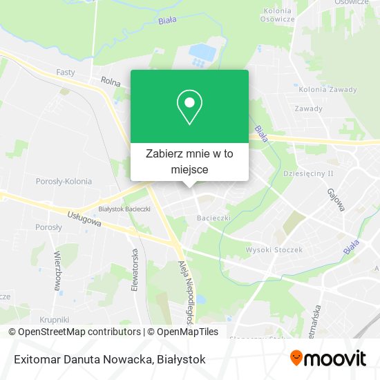 Mapa Exitomar Danuta Nowacka