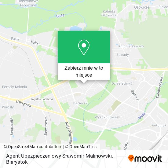 Mapa Agent Ubezpieczeniowy Sławomir Malinowski
