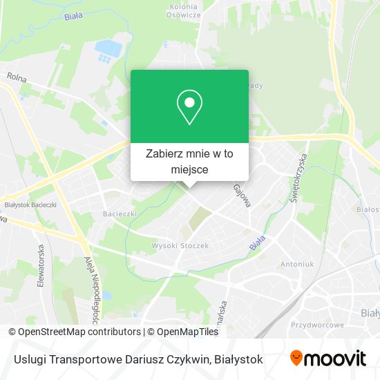 Mapa Uslugi Transportowe Dariusz Czykwin