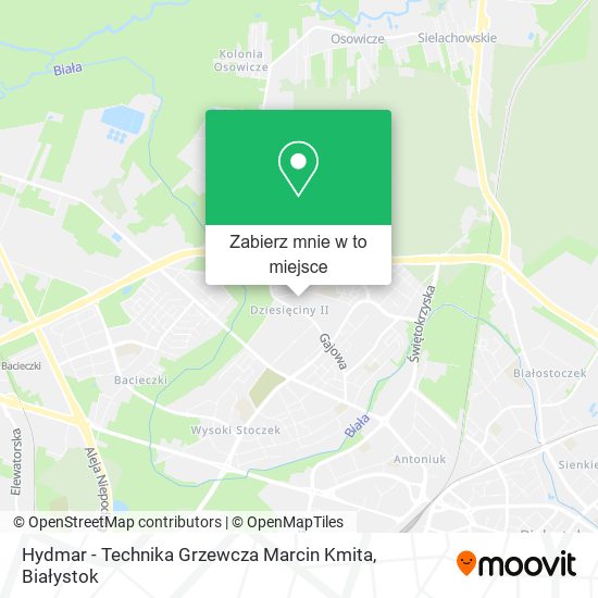 Mapa Hydmar - Technika Grzewcza Marcin Kmita
