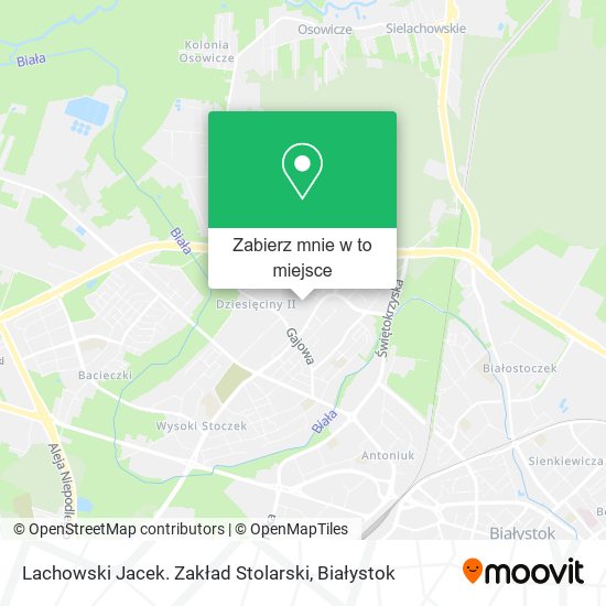 Mapa Lachowski Jacek. Zakład Stolarski