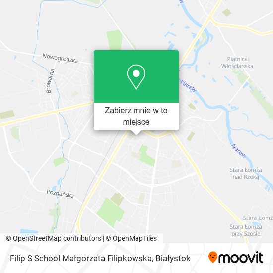 Mapa Filip S School Małgorzata Filipkowska
